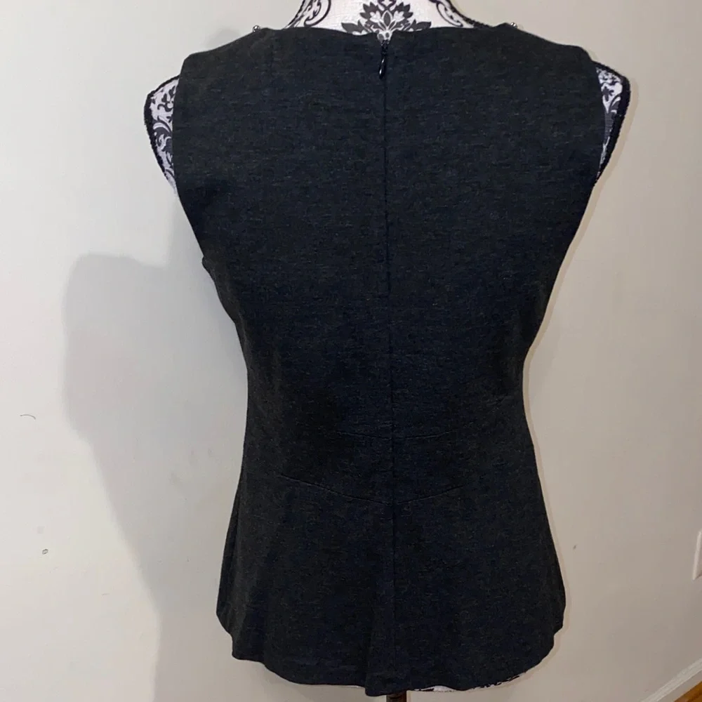 3/$45 Cabi The Glitz Sleeveless Top Embellished Neckline Size 4 Style #508 - Picture 10 of 15